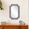 Grey Antiqued Framed Mirror