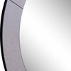 Grey Round Wall Mirror
