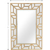 Gold Geometric Wall Mirror