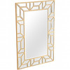 Gold Geometric Wall Mirror