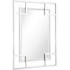 X Shaped Rectangular Mirror