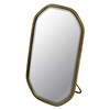 Gold Metal Octagonal Vanity Mirror