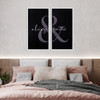 Two Piece Always and Forever Wall Art