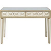 Champagne Glass Mirror Console Table