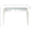 Rectangular Striped Falling Console Table