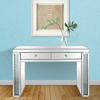 Encrusted Crystal Console Table