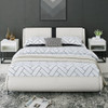 White Platform Queen Bed