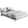 White Platform King Bed