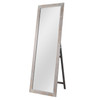 Brushed Light Brown Wooden Mirror