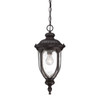 Black Cast Aluminum Hanging Pendant Light