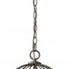 Aria 3-Light Oil-Rubbed Bronze Globe Pendant With Mother Of Pearl Accents