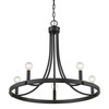 Sawyer 5-Light Matte Black Chandelier