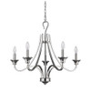 Michelle 5-Light Polished Nickel Chandelier