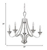 Michelle 5-Light Satin Nickel Chandelier