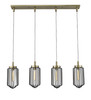 Reece 4-Light Aged Brass Island Pendant