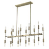 Perret 20-Light Aged Brass Island Pendant