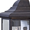 Antique Black Pocket Lantern Wall Light