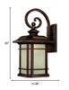 Somerset 1-Light Architectural Bronze Wall Light