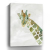 40" x 30" Abstract Marble Watercolor Giraffe Canvas Wall Art