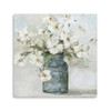 20" x 20" Watercolor Soft Pastel Dogwood Bouquet Canvas Wall Art