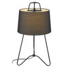 Lamia 1-Light Matte Black Table Lamp