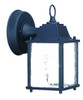 Matte Black Hanging Waterfall Glass Lantern Wall Light