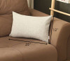 Ivory Solid Lumbar Throw Pillow