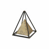 Metal Triangular Decorative Sculpture