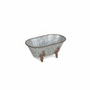 Hammered Metal Bathtub Decorative Sculpture