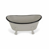 Petite Light Gray Bathtub Decor Piece