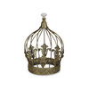 Vintage Look Silver Crown Sculpture