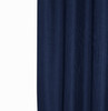 Luxurious Navy Waffle Weave Shower Curtain