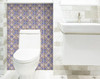 5" X 5" Blue Taupe Nova Removable Peel and Stick Tiles