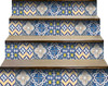 6" X 6" Blue Yellow Julia Peel and Stick Tiles