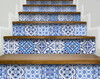 5" X 5" Azul Multi Mosaic Peel and Stick Tiles