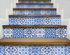 8" X 8" Azul Multi Mosaic Peel and Stick Tiles