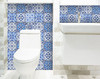 8" X 8" Azul Multi Mosaic Peel and Stick Tiles