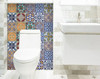 7" X 7" Addina Mutli Mosaic Peel and Stick Tiles