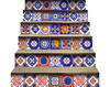 4" x 4" Shades of Blue Celestial Mosaic Peeland Stick Removable Tiles
