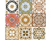 8" x 8" Snickerdoodle Mosaic Pop Peel and Stick Removable Tiles