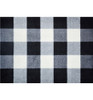 2' x 3' Black and White Buffalo Check Washable Floor Mat