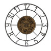 Round Decorative Gear Iron Wall Clock