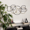 Black and Gold Metal Wire Design Wall Décor