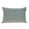 Shimmering Silver Beaded Luxury Throw Pillow