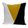 Multicolor Yellow Highlight Soft Touch Throw Pillow