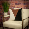 Multicolor Brown Highlight Soft Touch Throw Pillow