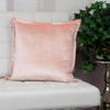 Premier 24" Soft Touch Metallic Pink Solid Color Accent Pillow