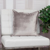 Premier 24" Soft Touch Taupe Solid Color Accent Pillow