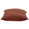 Tufted Diamonds Terra Cotta Velvet Accent Pillow