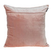 Tufted Diamond Pink Transitional Square Pillow